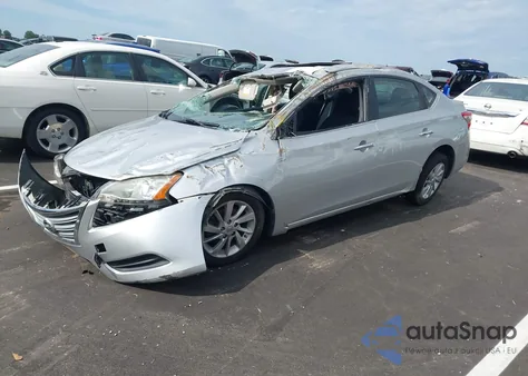 2015 Nissan Sentra Sv from USA, damaged, VIN 3N1AB7AP8FY348391